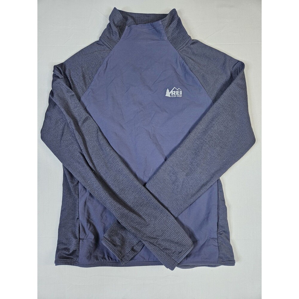 REI Co-op Shirt Men XS Gray Swiftland Long Sleeve Running Top Waffle 208533
